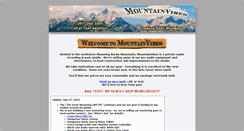 Desktop Screenshot of mountainvibes.com