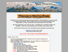 Tablet Screenshot of mountainvibes.com